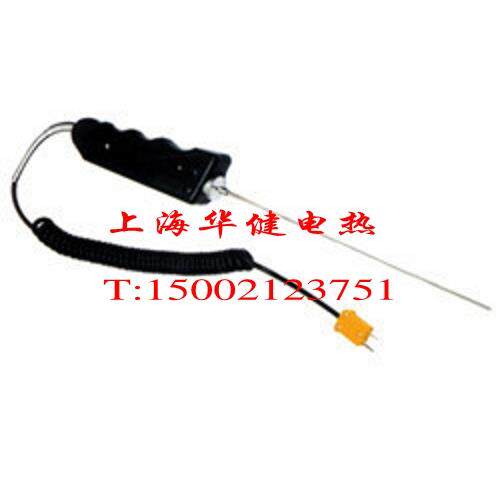 WRNM-104手柄热电偶8*500MM K铠装测温探头 铝水测温热电偶