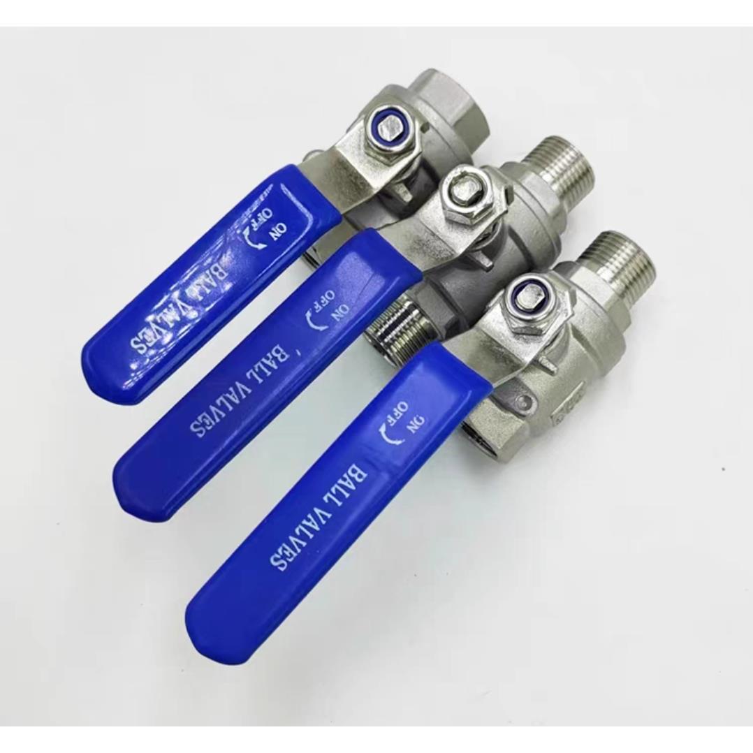 陕西西安304不锈钢球阀仪表阀门M14*1.5M20*1.5内外双外丝球阀