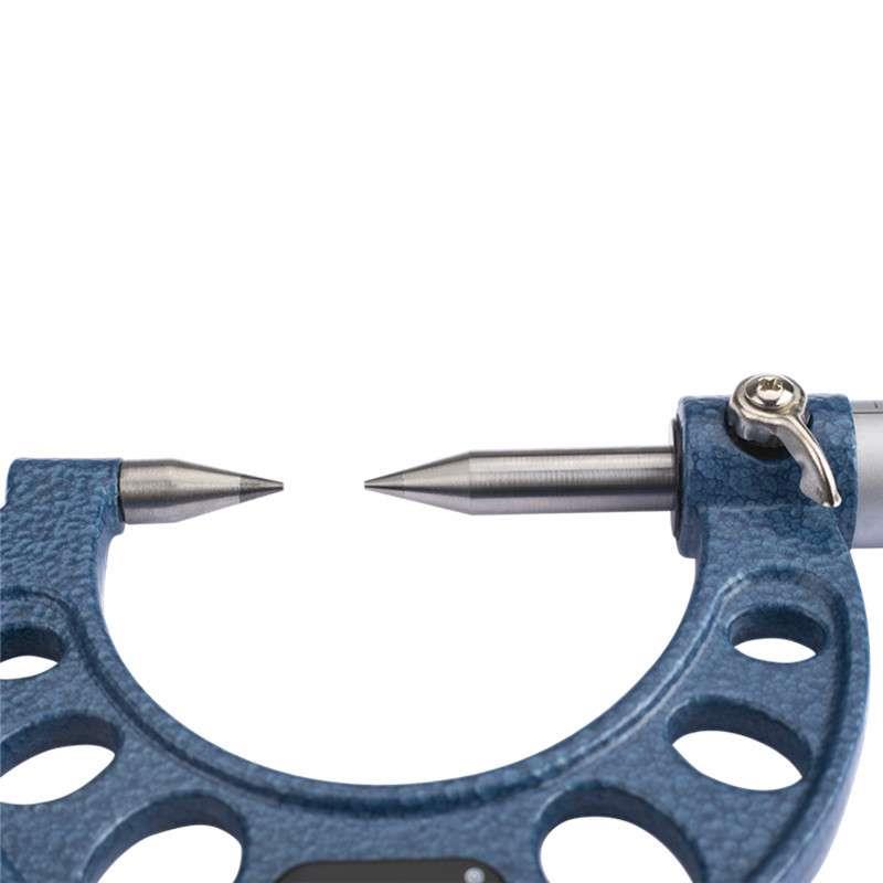 DASQUA双尖球形测头千分尺0-25-50-75-100mm测头直径SR0.3达时科