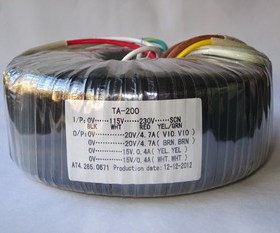 环型变压器200W 双28V+双15V 环牛电源变压器115V-230V 无氧铜线