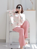 Демисезонный коралловый бархатный зимний кардиган, утепленный комплект, увеличенная толщина