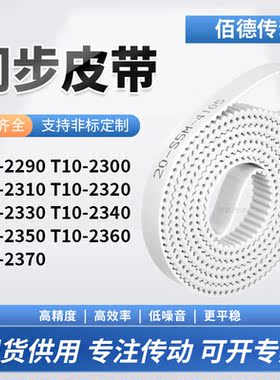 同步皮带T102300231023202330234023502360T102370传动齿轮同步带