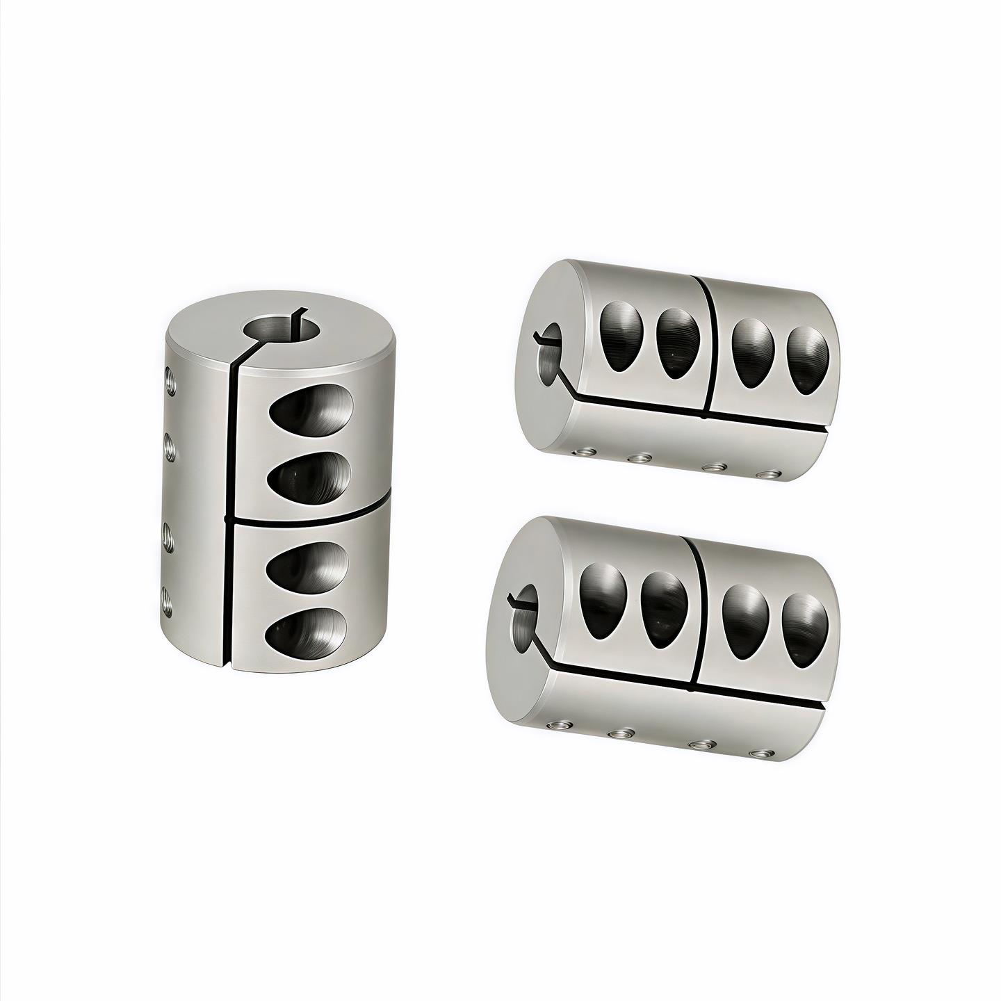 铝合金刚性联轴器 雕刻机步进伺服电机丝杆大扭矩一体DEV11 DEV12