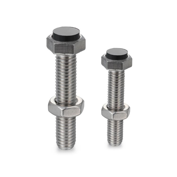 TDC11防撞止动螺栓SUSTH3/4/5/6/8/10/12带聚氨酯型缓冲限位螺丝