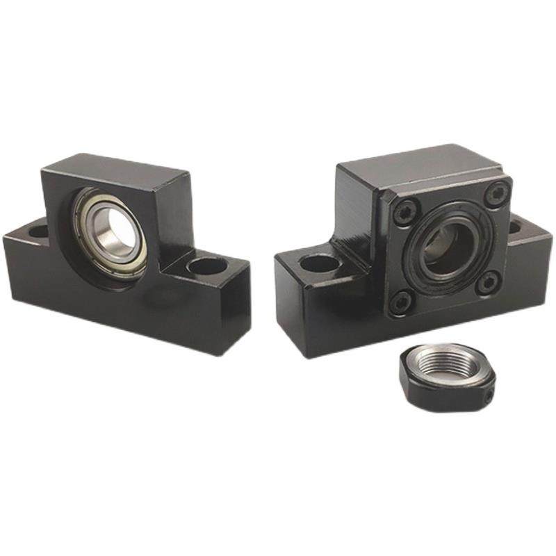 怡合达LEB51/LEB41-8/10/12/15/17/20/25方形丝杠支座 固定侧组件