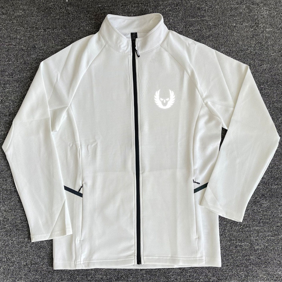 秋冬季体育田径训练服运动外套男女户外健身篮球跑步骑行立领夹克