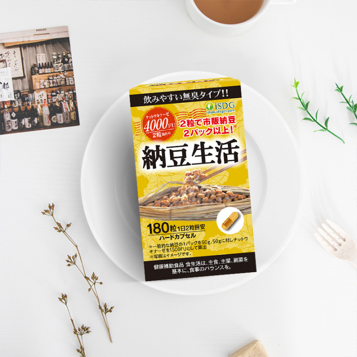 日本纳豆激酶isdg纳生活胶囊