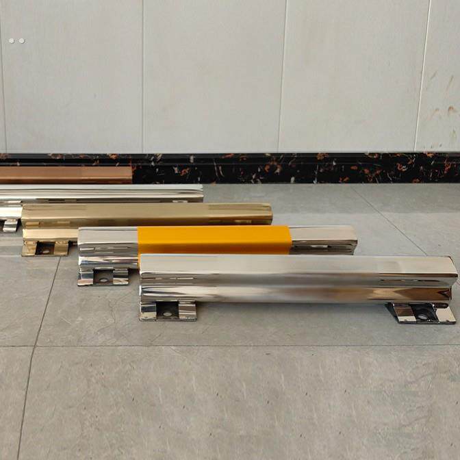 不锈钢挡车器挡车杆钢管停车器碳钢阻车止退器车库钢管停车位车挡