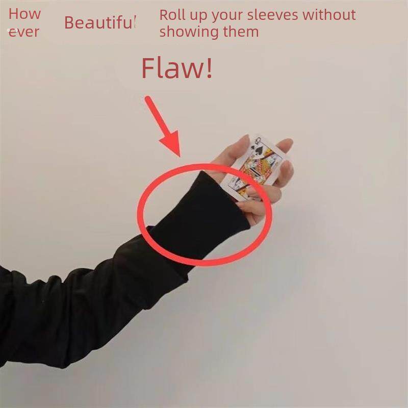 新款扑克魔术道具免安装袖口变换牌袖套充电式自动感应滑袖变牌器