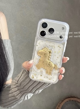 金箔马上有钱暴富适用oppoA5 A3 A6pro手机壳findx8 7pro滴胶K13 K12 k11软壳A96 A72 A57 A58x保护套a97防摔