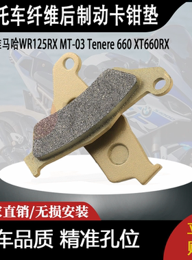 适用于宝马G310GSS1000RF650GSF800GSF800R纤维后制动卡钳垫