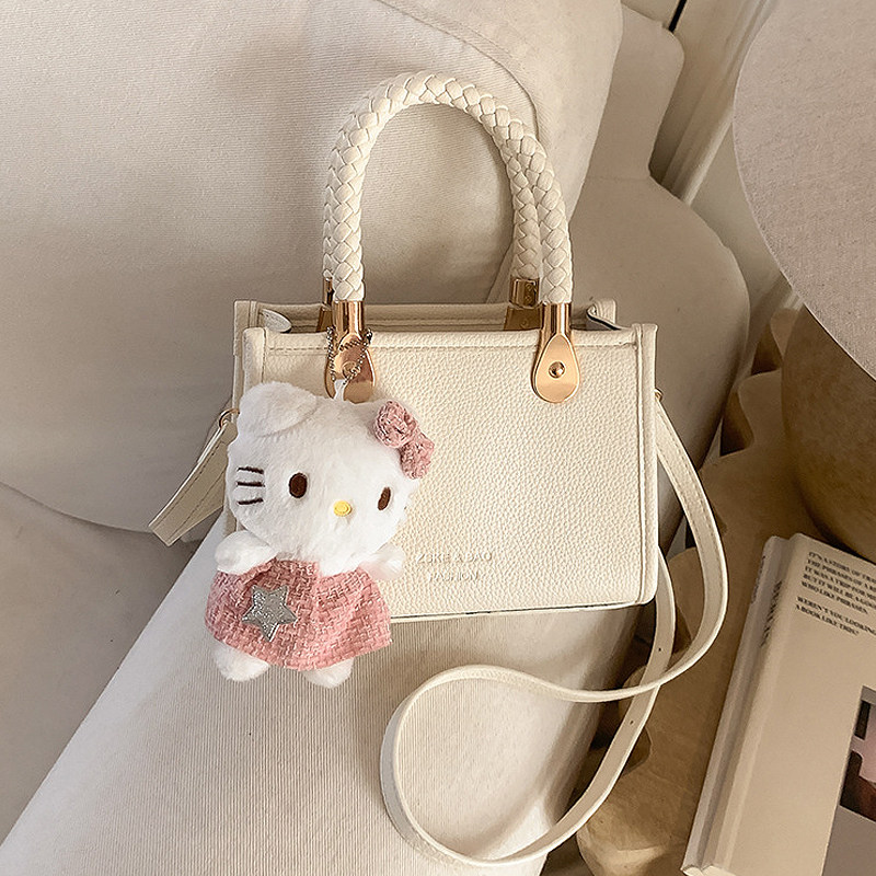 韩系手提包2025新款甜美少女风小方包日常百搭斜挎包时尚手拎包