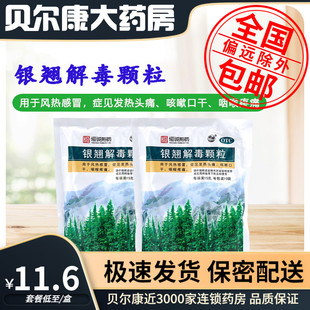 低至11.6元】南海  银翘解毒颗粒 15g*10袋 风热感冒 咳嗽口干