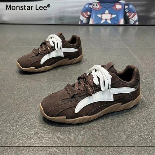 Monstar lee男鞋2026新款春季复古休闲运动德训鞋青年潮流百搭软
