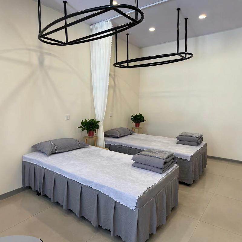 踩背吊杆固定拉手吊座架按摩架定制商务踩背按摩中式踩背杆足道