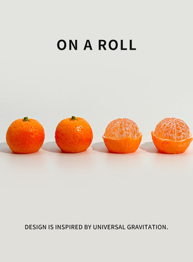 大橘大利桌面创意水果造型工位装