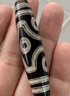 藏族古玩天然正品六眼天