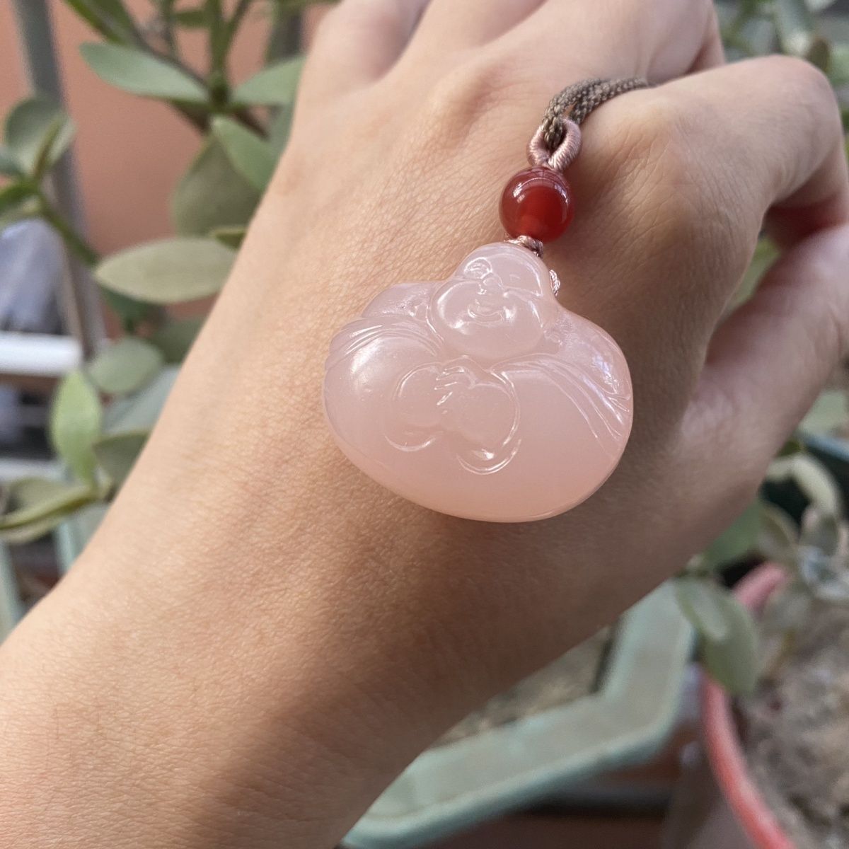 新疆阿富汗藕粉玉立体雕