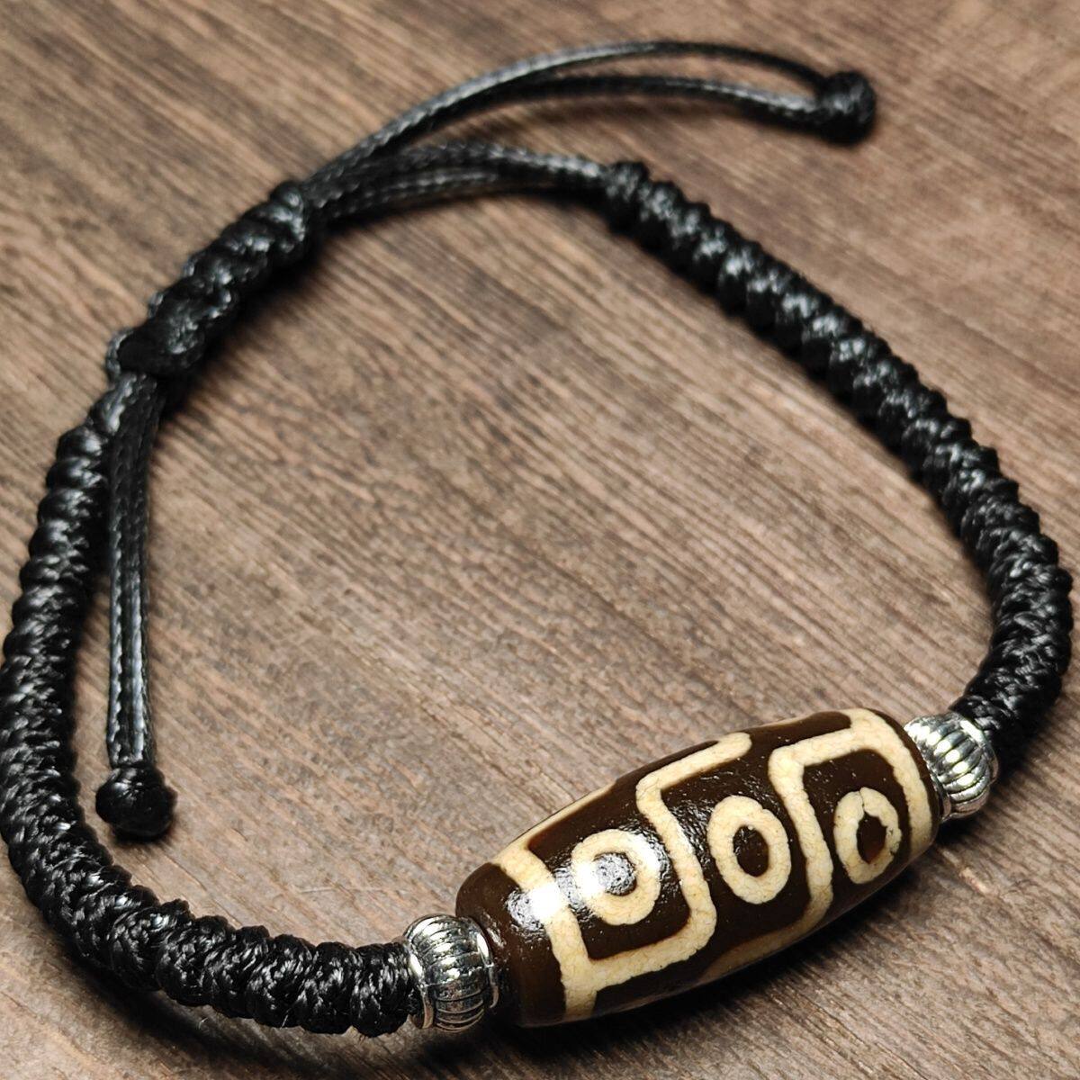 西藏真品风化包浆九眼天珠民族手串老矿天然玛瑙男女手绳纳福转运