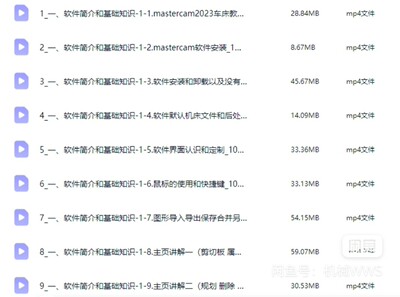 Mastercam 数控车床全套教程