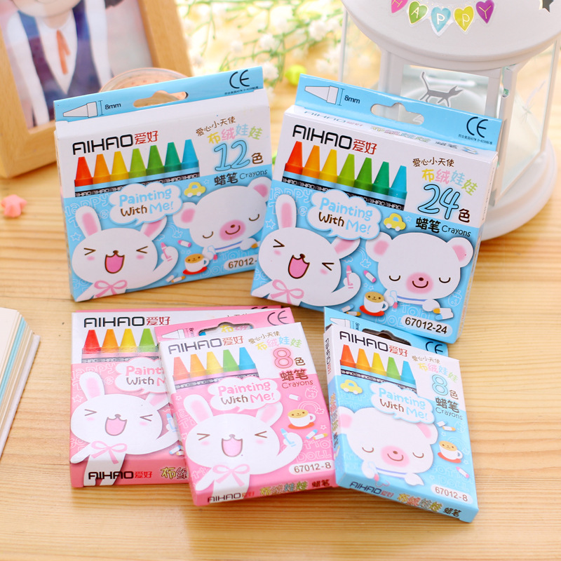 CS013爱好文具油画棒 8色12色24色  蜡笔小学生暑期用品x-116T