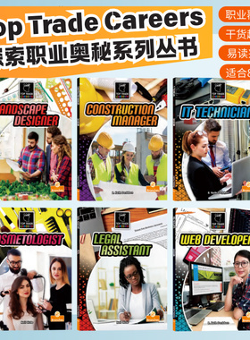 【点读版】Top Trade Careers  探索职业奥秘系列6册绘本 Crabtree Publishing 8-14岁青少年了解职业发展英语科普读物图书馆绘本