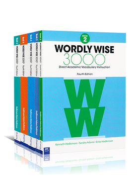 进口原版Wordly wise 3000词汇正版全套教材英文原版小学初高中常见词英语单词典KET剑桥托福PET雅思SAT1000200030004000核心词汇