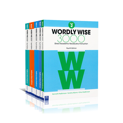 进口原版Wordly wise 3000词汇正版全套教材英文原版小学初高中常见词英语单词典KET剑桥托福PET雅思SAT1000200030004000核心词汇