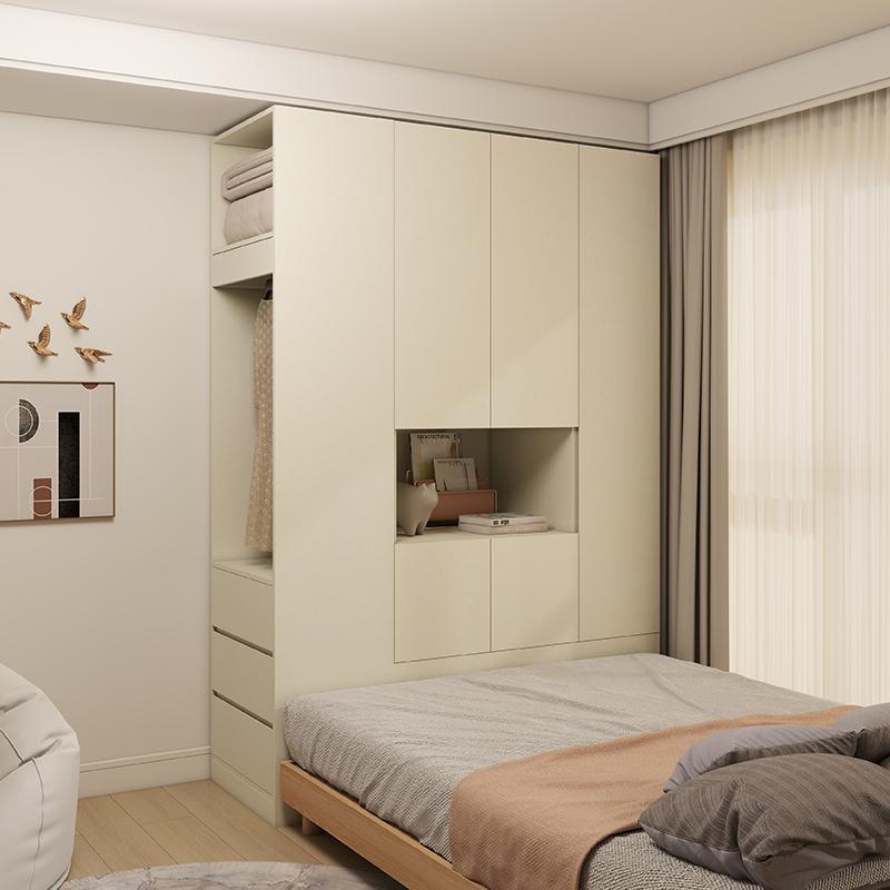 床尾衣柜，巧妙利用卧室闲置区域