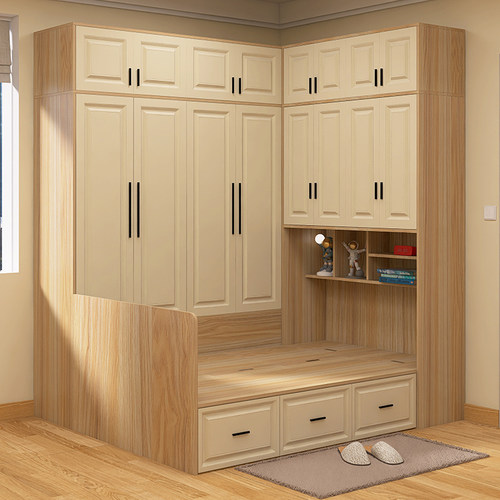 小户型榻榻米衣柜床包送装入户