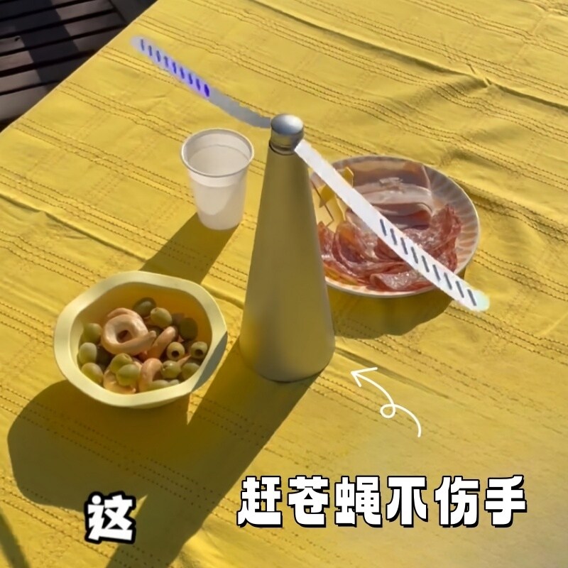 赶苍蝇神器商用摆摊熟食店户外多功能扇叶驱蝇器夏天室外驱蚊神器