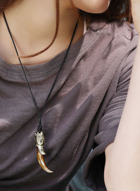 影视剧鬼吹灯摸金符吊坠周边摸金校尉胡八一同款项链潮小众设计