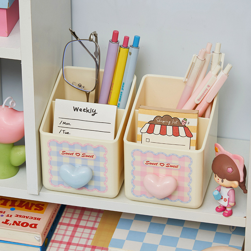 简约笔筒收纳盒桌面学生