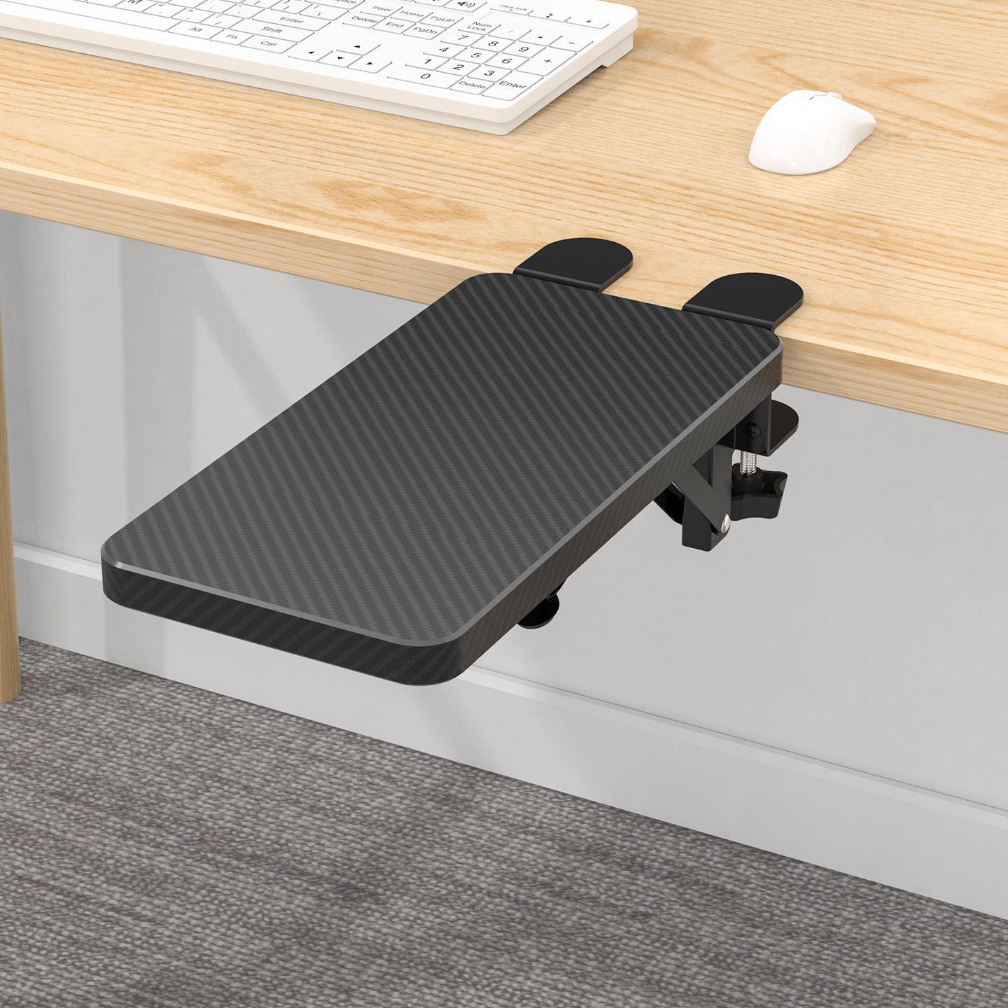 电脑手托架免打孔折叠手臂支架