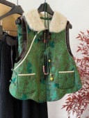 国风轻奢通勤文艺清新高级感洋气百搭无袖 2025年冬季 新中式 马甲