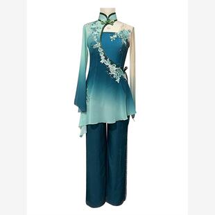 古典舞飘逸舞蹈服胶州秧歌表演服女民族艺考扇子舞伞舞台演出服装