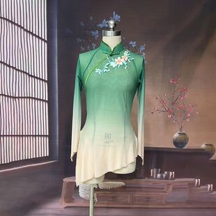 舞研依库新款胶州秧歌服装女舞蹈纱衣古典舞身韵练功演出基训班服