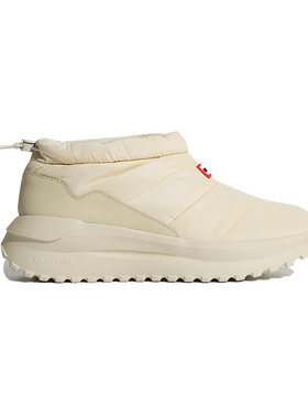 HUNTER男女同款Puffed冬季短靴情侣款户外厚底保暖休闲雪地靴