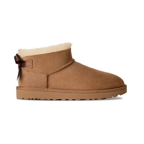 UGG迷你短筒蝴蝶结雪地靴女款