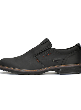 ECCO爱步商务正装皮鞋男春季一脚蹬豆豆鞋休闲鞋男鞋扭转510184