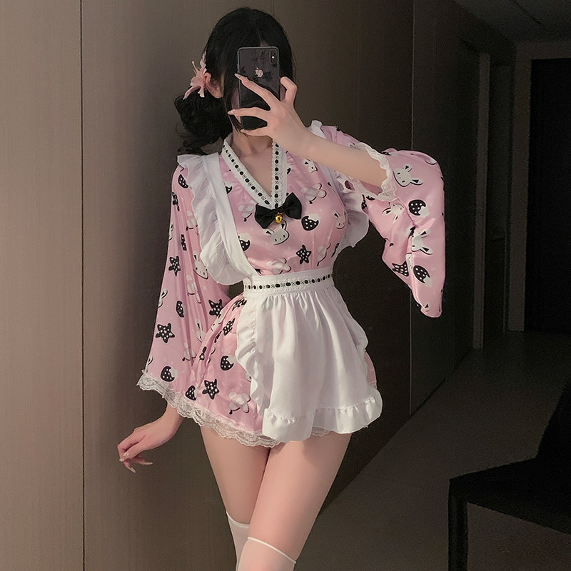 圣芭拉日系和服可爱软妹洛丽塔纯欲睡衣二次元性感套装