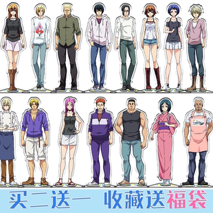 碧蓝之海周边北原伊织古手川千纱动漫立牌摆件