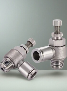 不锈钢SPJNLS4-1流速调节阀 SPSNL6-M5 SPSNN8-1 SPJNLS4-M5