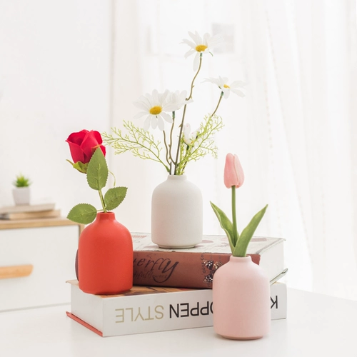 Современный креативный аксессуар в форме цветка, простой и элегантный дизайн, популярно в интернете, маленькая вазочка