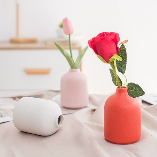 Современный креативный аксессуар в форме цветка, простой и элегантный дизайн, популярно в интернете, маленькая вазочка