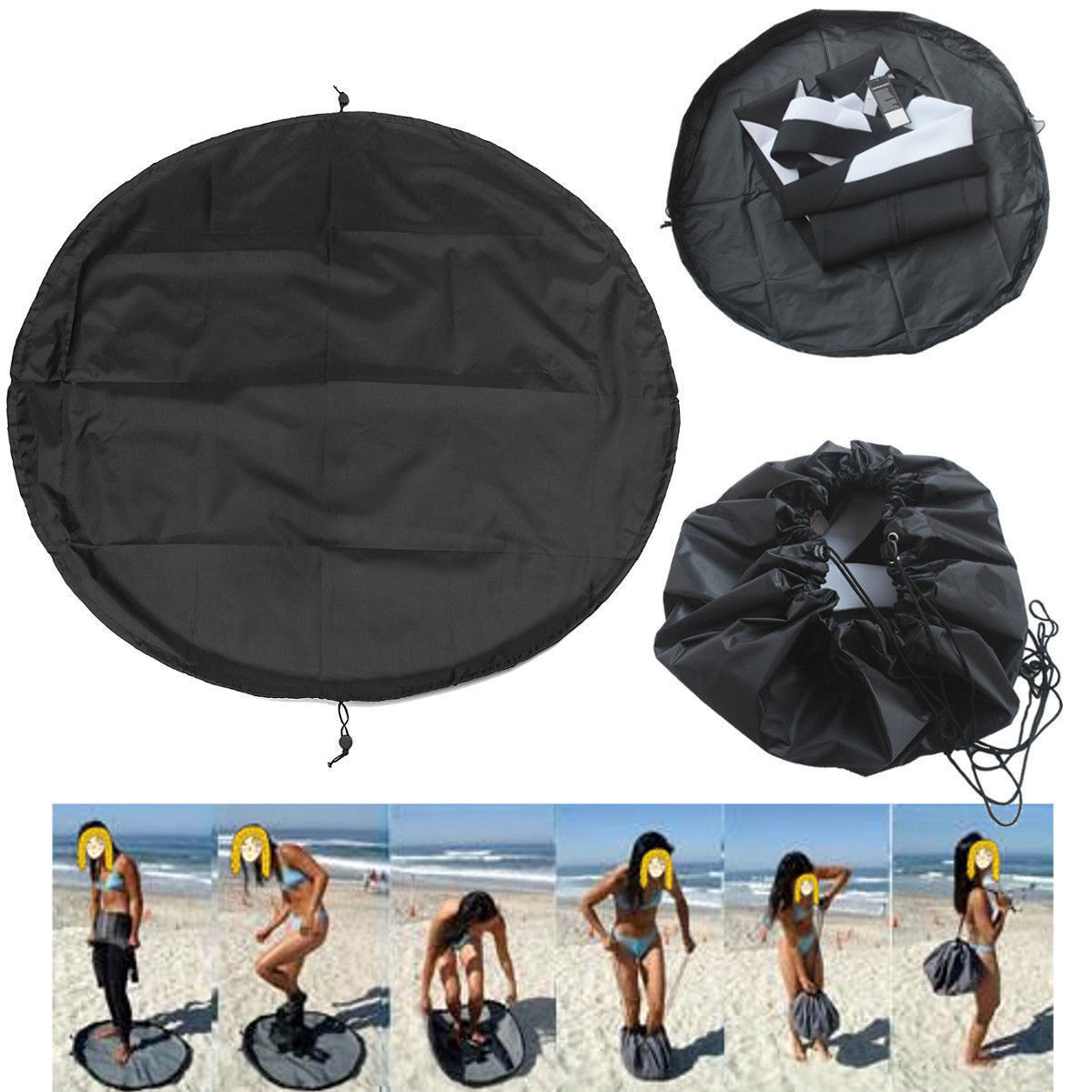 Beach swimming clothes storage bag diving suit storage bag