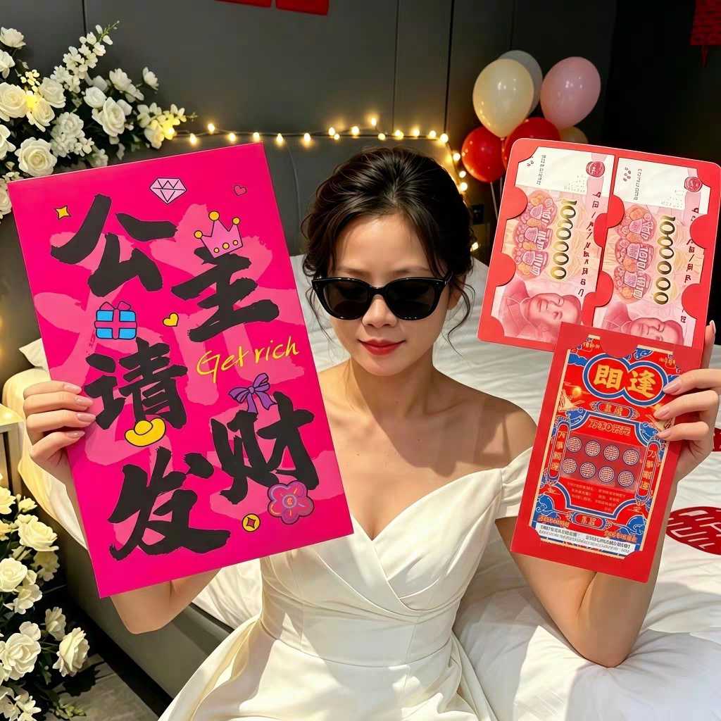 送嫡长闺！2026新款彩票红包超大