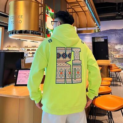 美式复古刺绣卫衣休闲运动卫衣