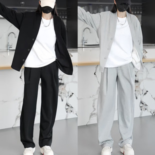 男女同款 秋季 潮流复古慵懒风套装 时尚 宽松百搭休闲运动两件套 新款