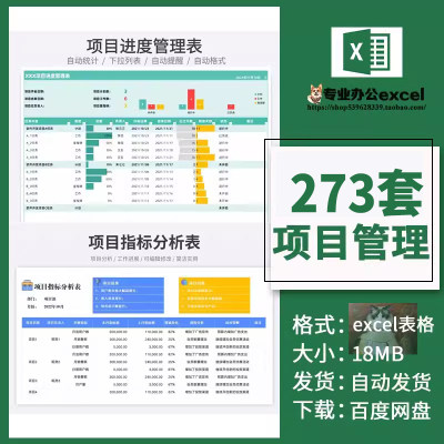 项目管理进度表分工完成情况计划统计分析甘特图日月周报excel表